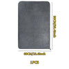 A rectangular gray microfiber drying towel measuring 60cm by 90cm.