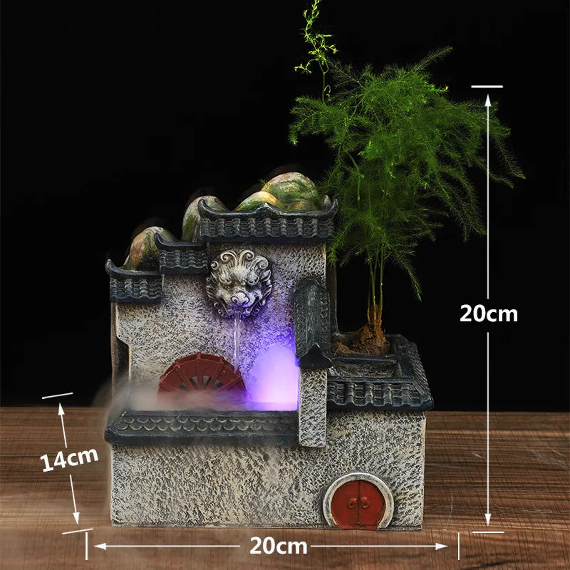 Resin Water Fountain for Home & Office Decor