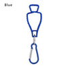 Blue durable glove clip with an ergonomic buckle for work safety