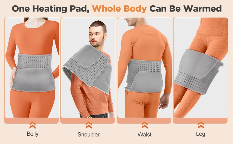 Electric Heating Pad for Muscle Relief and Warmth