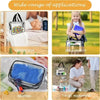 Sac de stockage imperméable en PVC grande capacité avec jouets et produits de toilette.