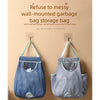 Wall Mounted Garbage Bag Storage Organizer