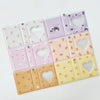 Un juego de páginas para álbumes de fotos claras con colores pastel y diseños de osos lindos para tarjetas y recuerdos.