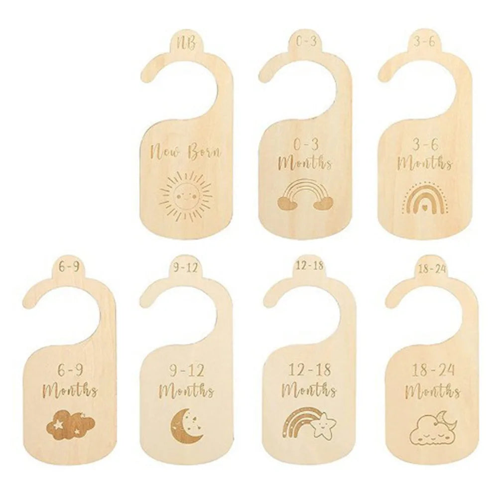 Wooden Baby Closet Dividers Set