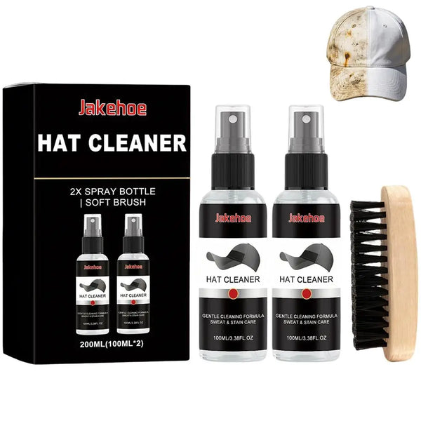 Set mit Jakehoe-Reinigungssprühflaschen und Bürste zur Fleckenentfernung