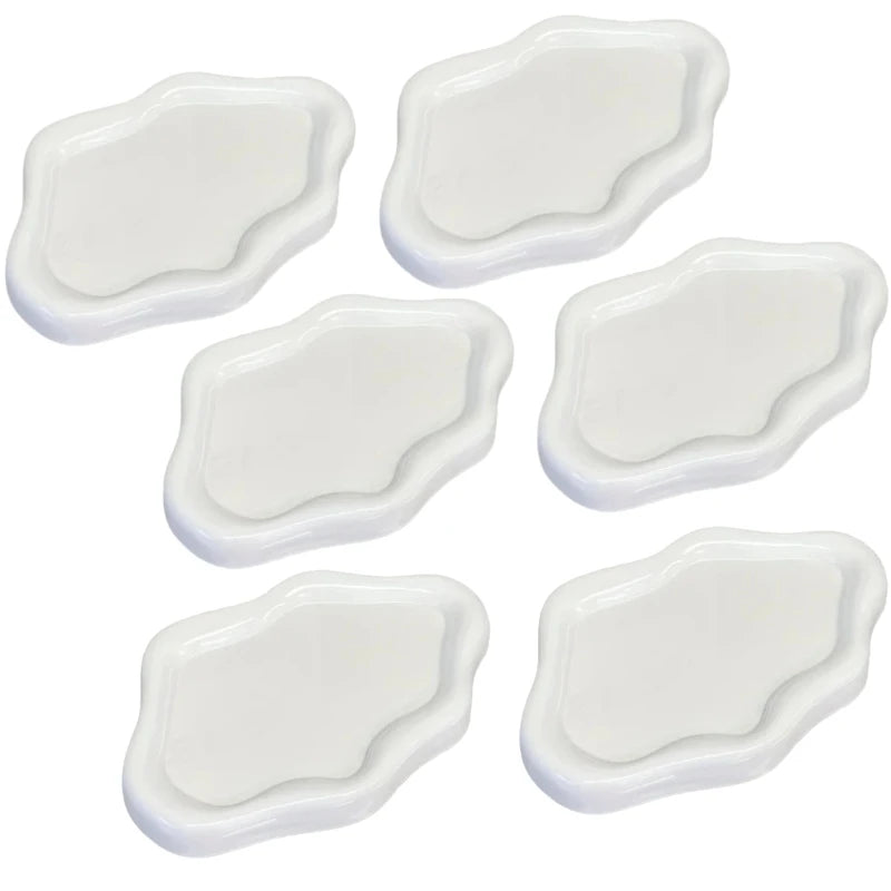 White cloud-shaped jewelry organizer trays for storing and organizing accessories