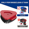 Cepillo de fregado de repuesto rojo para la cisterna RinseClean 2, compatible con el tanque.