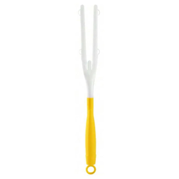 Yellow and white replacement duster refills for Swiffer