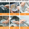 A set of stainless steel wire dish cleaning cloths used for various kitchen tasks like stopping cock, bowl, cup, water channe