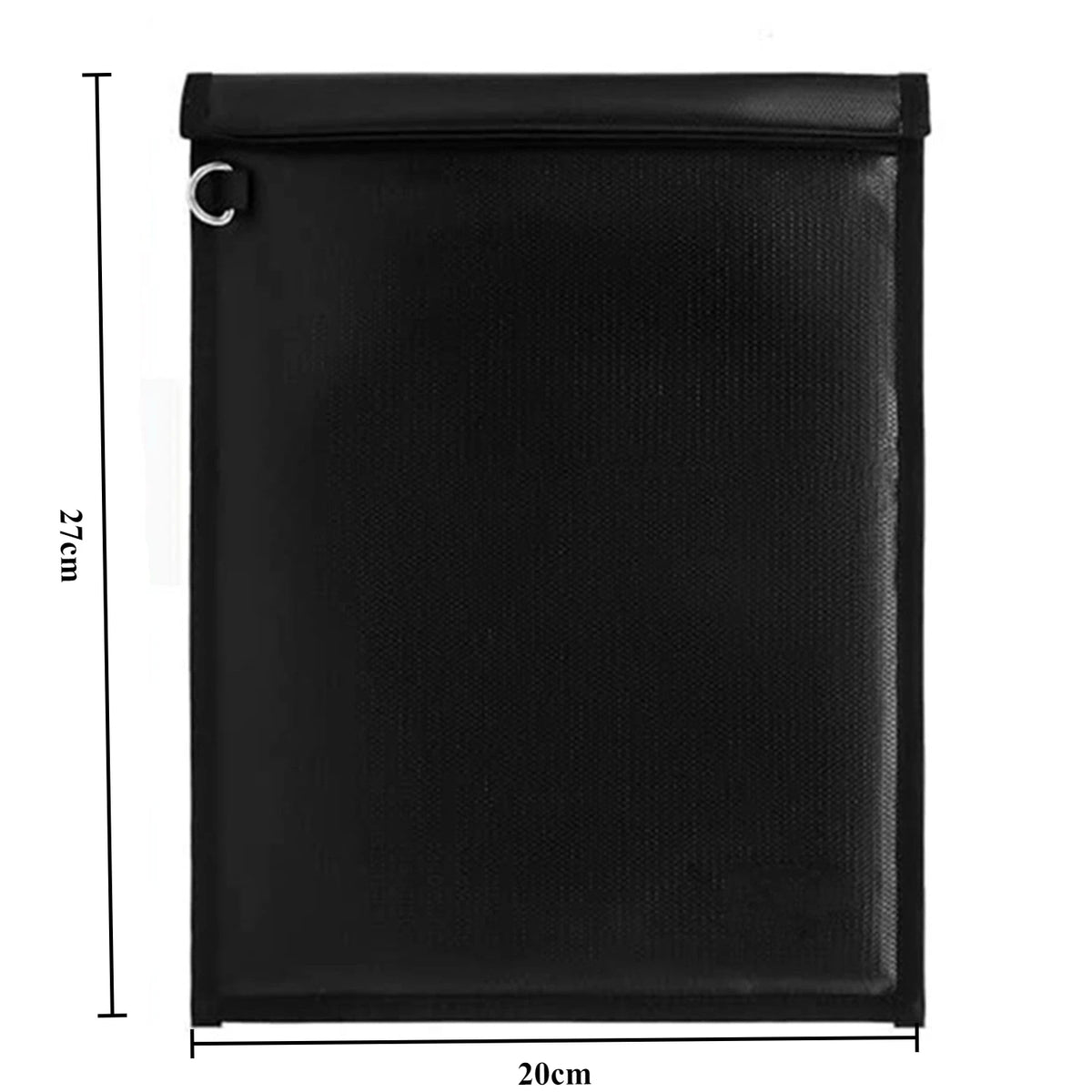 Black Faraday shield key bag designed for anti-theft protection