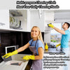A woman demonstrates how to use a multi-purpose cleaning cloth for daily cleaning tasks.