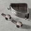 Triangular Suction Cup Storage Shelf