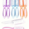 A set of five multi-purpose nail art and dust cleaning brushes in various colors including purple, blue, orange, and pink.