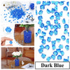 Rocas de hielo triturado de acrílico azul oscuro para decoración y rellenos