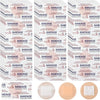 A collection of round adhesive strips bandages for minor cuts and scrapes shown in various packaging and usage contexts.