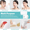 A set of multi-purpose disposable cotton facial wipes shown for baby cleansing, makeup removal, face wiping, and household cl