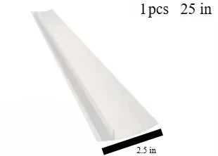 One piece of stainless steel stove gap cover, 25 inches long.
