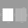 A pair of clear photo booth frames shown side by side with dimensions 137mm wide and 166mm high.
