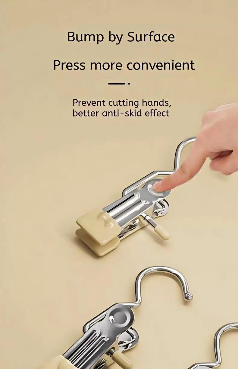 Stainless Steel Multi-function Clothespins for Clothes Organization
