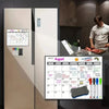 Magnetischer Trocken-Löschkalender für die Kühlschranktür mit August-Monatsplan und Tagesaufteilung