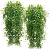 Enredaderas verdes artificiales colgantes para decoración del hogar