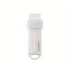 A white reusable household stain remover eraser with a handle.