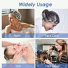 Images showing the widely used disposable transparent shower caps for bath, face care, spa, and hair salon use.