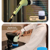 A collection of electric scrubbers and brush heads including a water washing brush head, small round brush, and a sponge brus