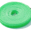 A spool of bright green portable windproof clothes drying line cord.