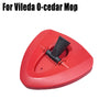Red replacement mop head pad for Vileda O-cedar mop system