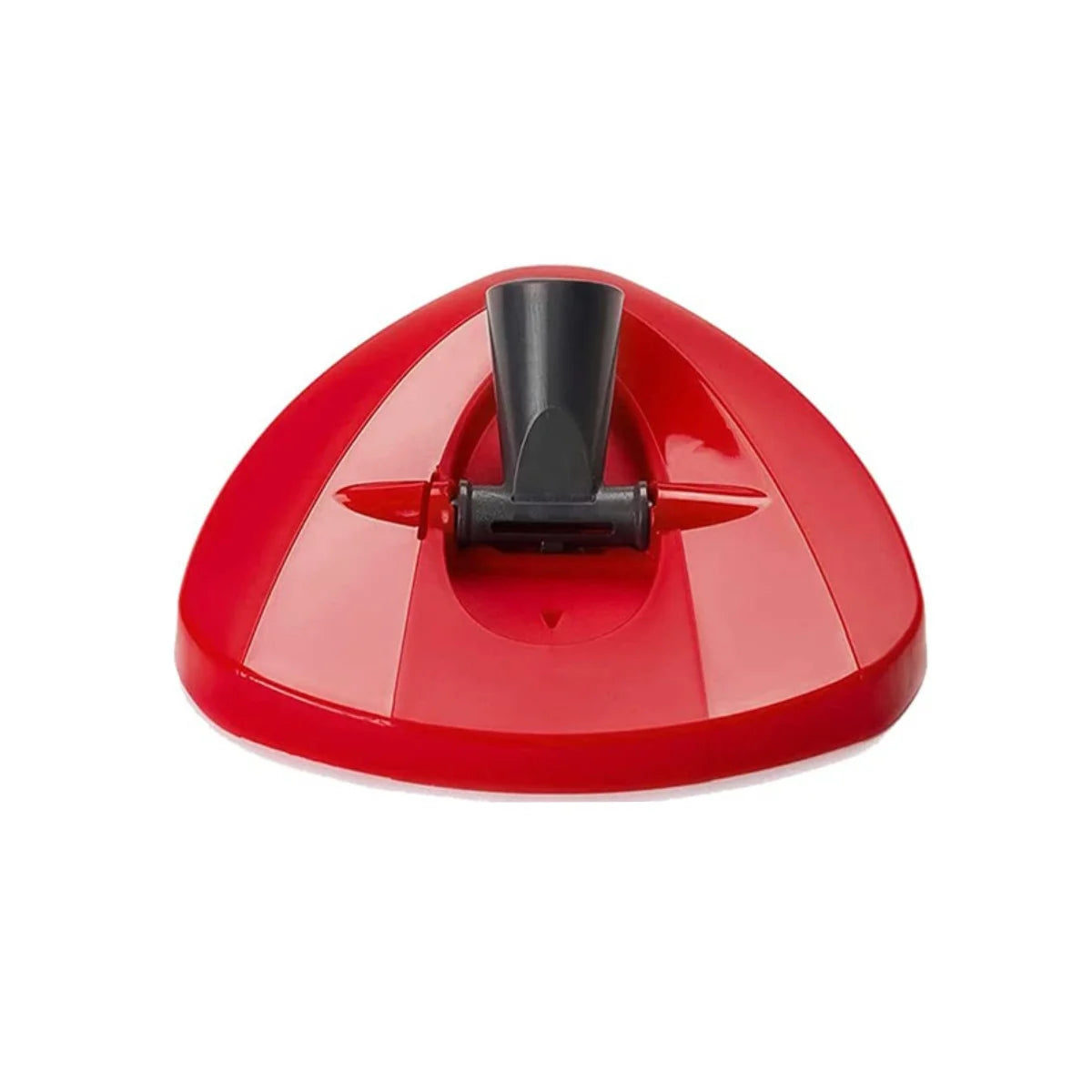 Red replacement mop head for O-Cedar and Vileda systems with a black handle.