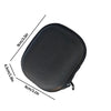 Black portable peptide storage case with dimensions 9cm x 4.5cm and a 8cm opening.