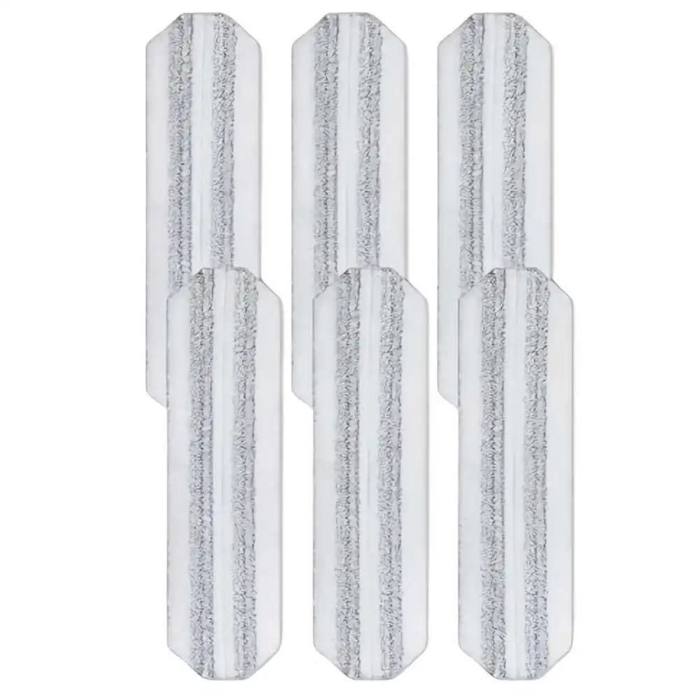 Pack of four microfiber flat mop head refills for Vileda H2PrO and O-Cedar mops
