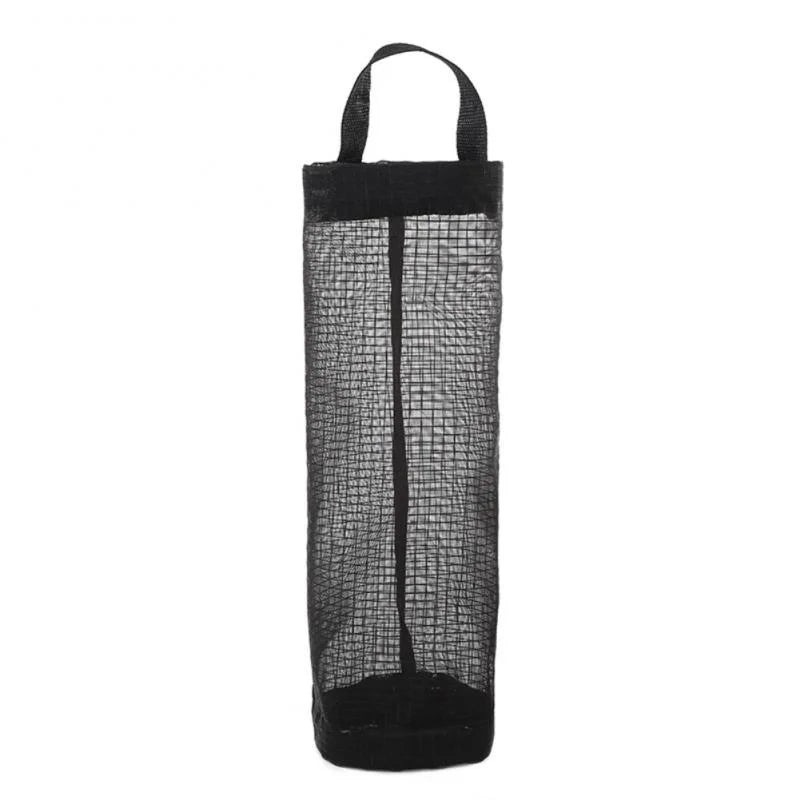 Distributeur de sacs de courses en filet noir avec poignée