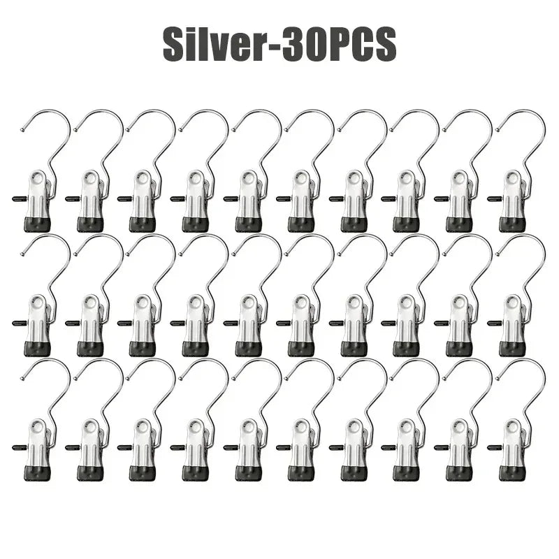 Stainless Steel Multi-function Clothespins for Clothes Organization