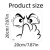 A cartoon drawing of a hand with exaggerated eyes, used to illustrate the product size.