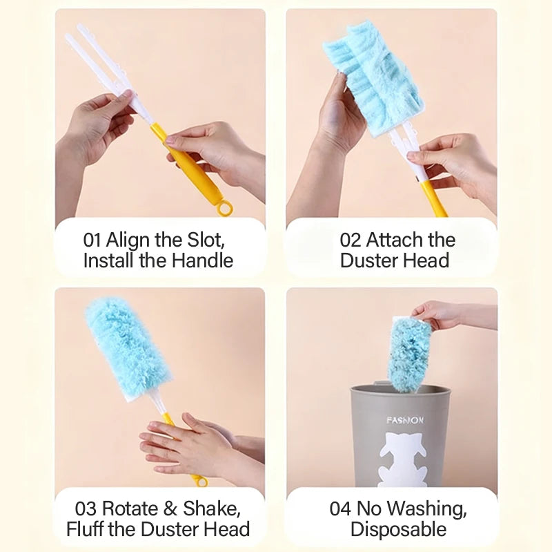 360° Electrostatic Duster for Spider Webs