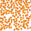 Rocas de hielo triturado de acrílico naranja para decoración y relleno