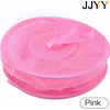 Pink multi-layer mesh hanging storage organizer with a pink lid