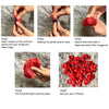 Guía paso a paso para separar pétalos de rosas de seda artificial para decoración
