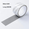Roll of white window screen repair tape with measurements 5cm wide and 200cm long