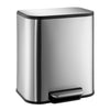Stainless Steel Kitchen Trash Can with Soft-Close Lid