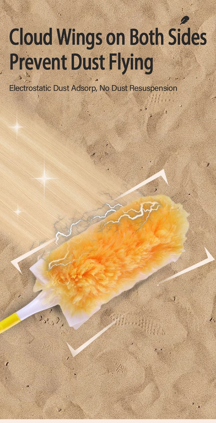 360° Electrostatic Duster for Spider Webs