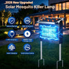 Neues, aufgerüstetes Solar-Mückenkiller-Licht mit USB-Laden, 360°-Schutz und smarter Sensorsteuerung
