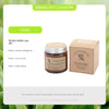 Vanilla brown bottle candle with lemon orange oil and cedar musk scent