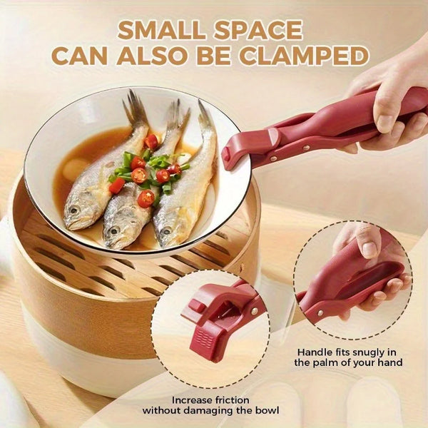 Silicone Anti-Scald Dish Clips for Cooking