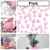 Rocas de hielo triturado de acrílico rosa para decoración, rellenos y accesorios DIY.