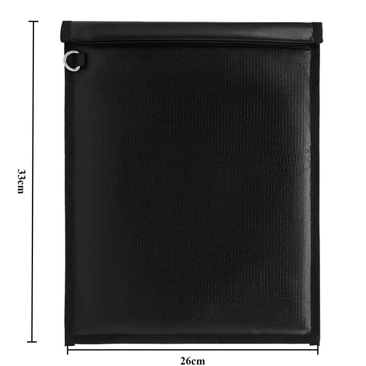 Black Faraday shield key bag designed for anti-theft protection