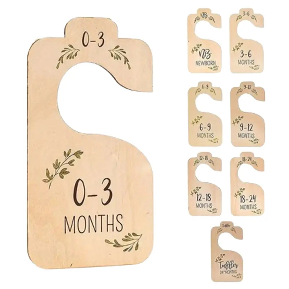 Wooden Baby Closet Dividers Set