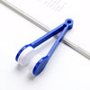 Blue and white multifunctional tool for cleaning eyeglasses